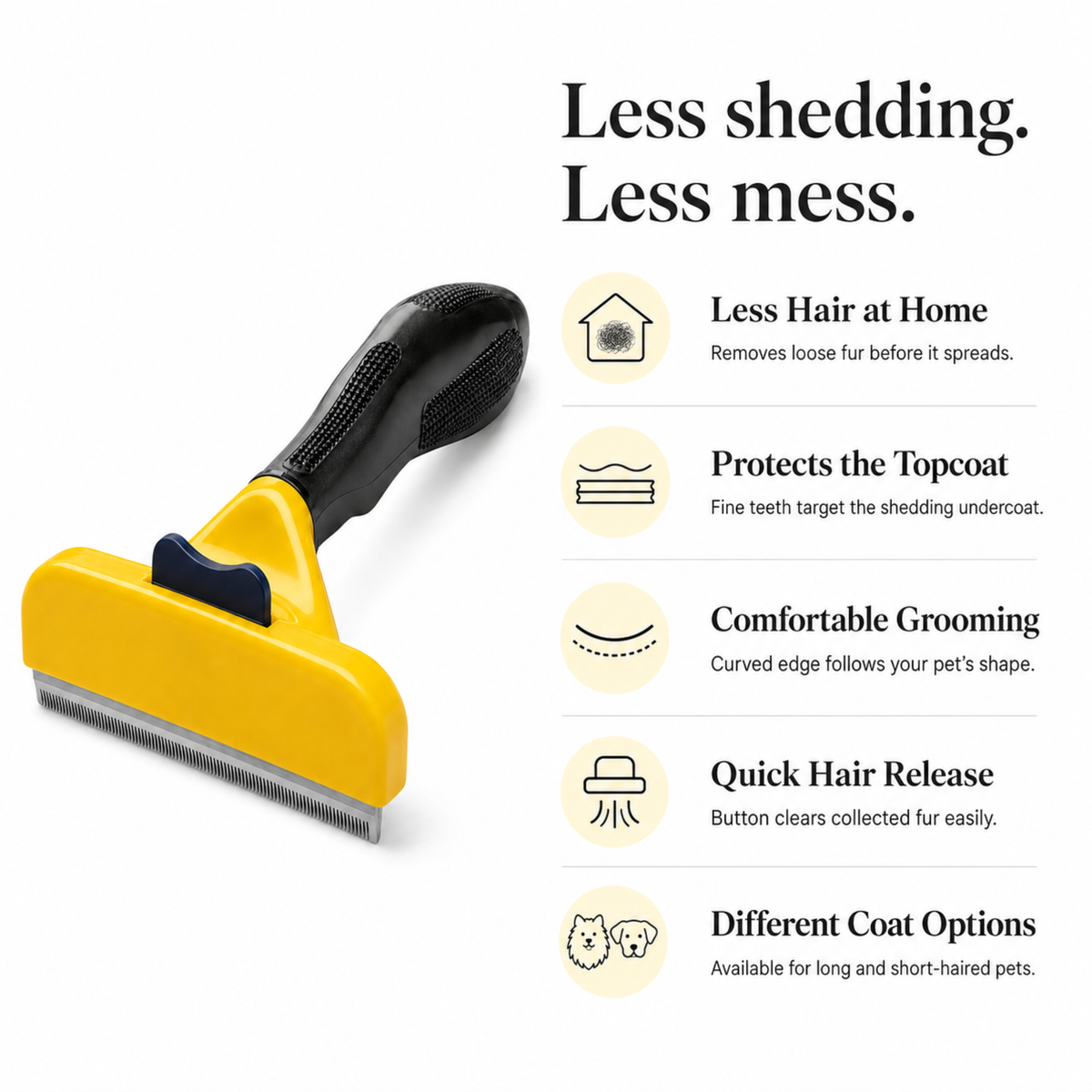 De-shedding Tool